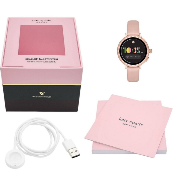 Blush pink Kate spade smart watch